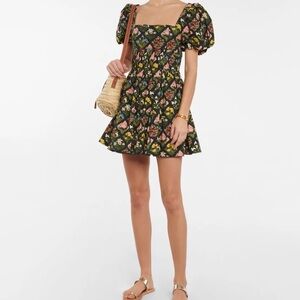 Agua by Agua Bendita Caramelo floral cotton minidress